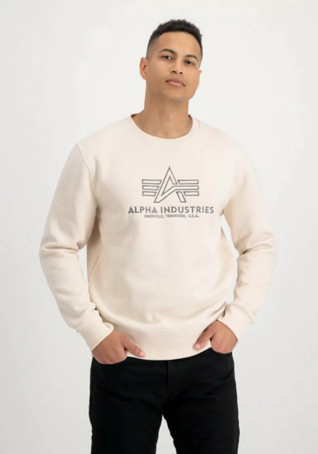 Alpha Industries Sweater ALPHA INDUSTRIES Men - Sweatshirts Basic Sweater E günstig online kaufen