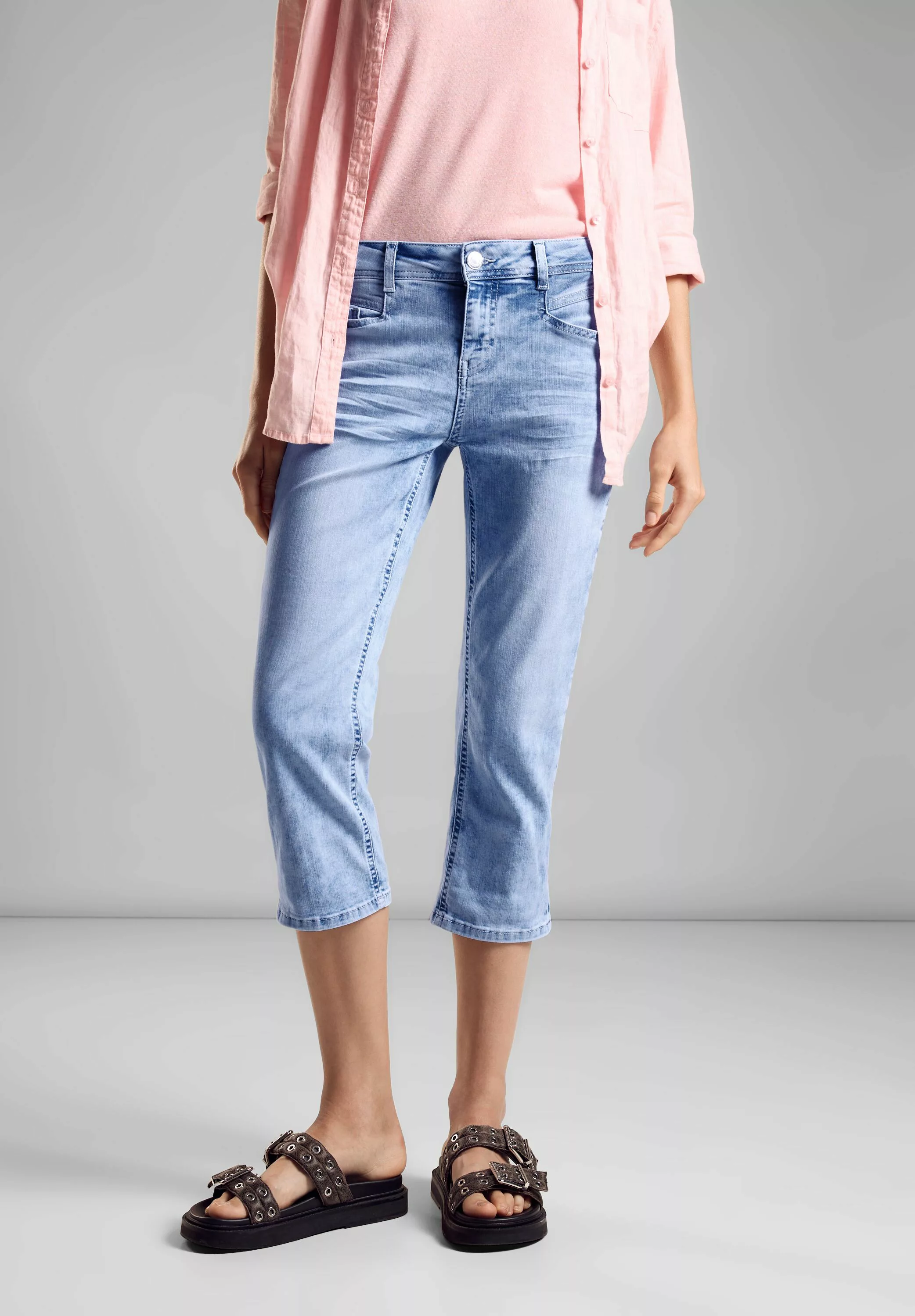 STREET ONE 3/4-Jeans Jane (1-tlg) Plain/ohne Details günstig online kaufen