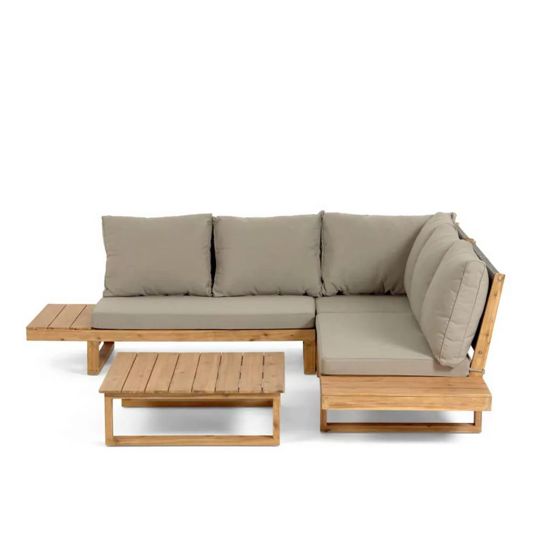 Ecksofa mit Tisch für Wintergarten 230 cm breit (zweiteilig) günstig online kaufen