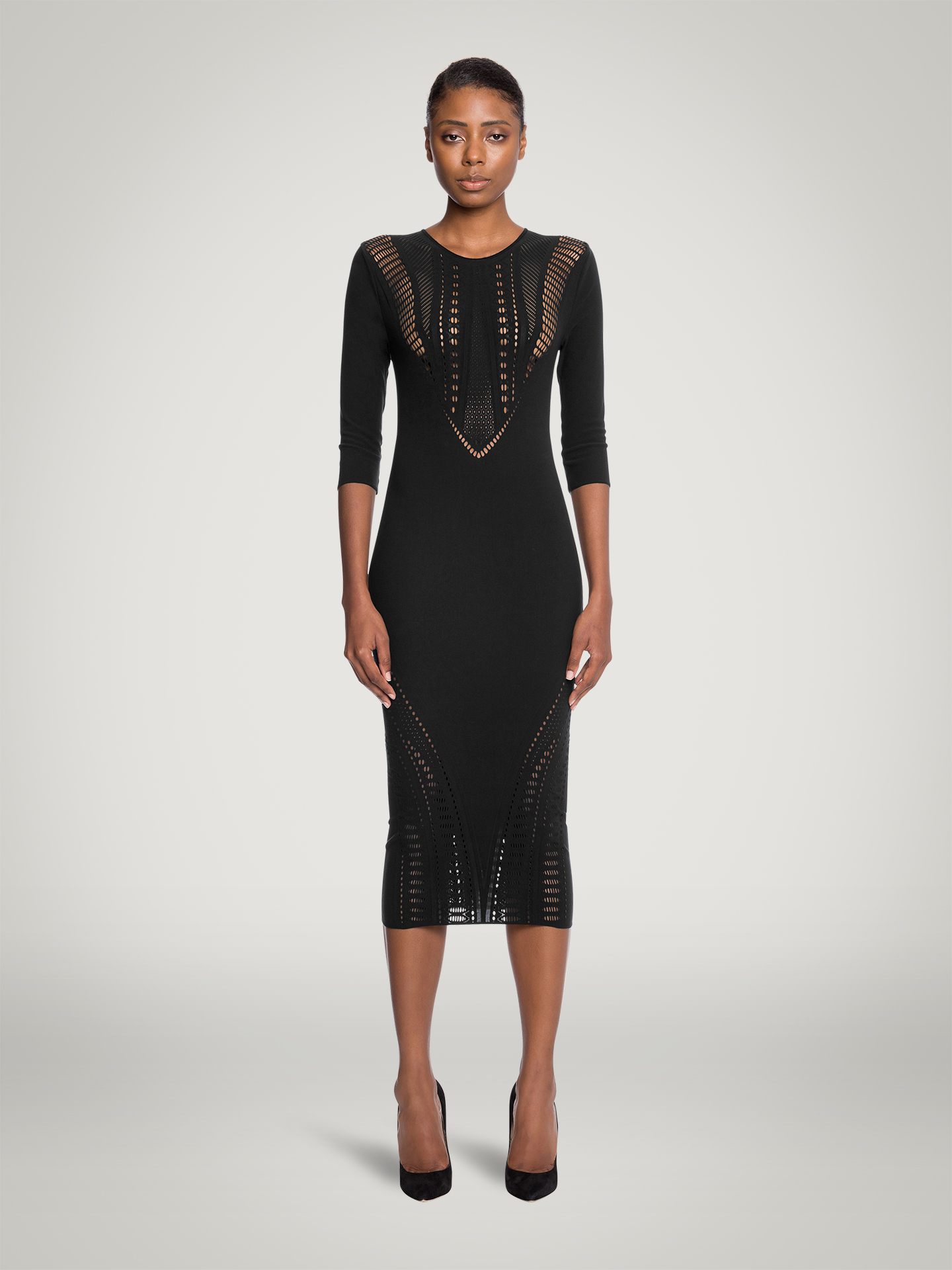 Wolford - Ajouré Net Dress, Frau, black, Größe: XS günstig online kaufen