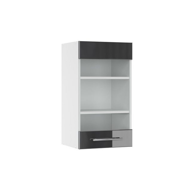 Vicco Glashängeschrank Fame-Line, Anthrazit Hochglanz/Weiß, 40 cm günstig online kaufen