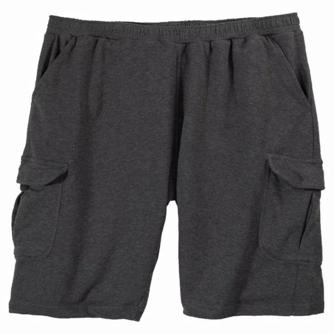 ADAMO Cargoshorts Große Größen Sweat-Cargoshorts anthrazit melange Adamo günstig online kaufen