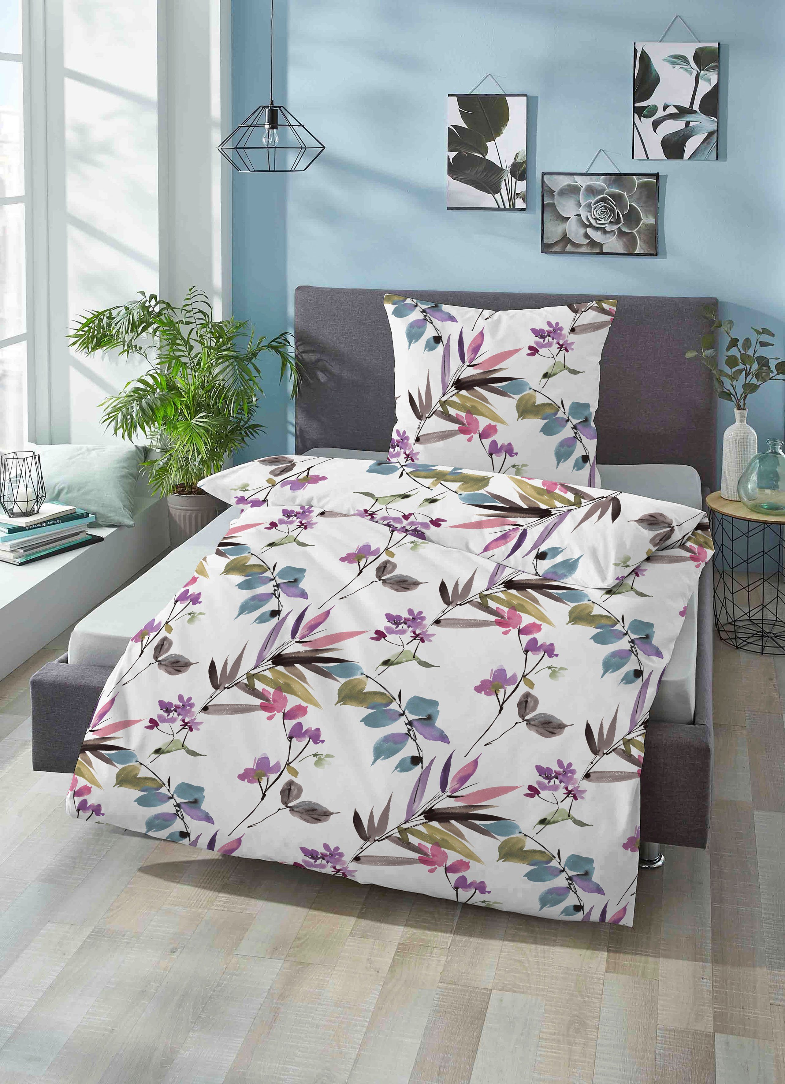 Biberna Bettwäsche Bettwäsche, Seersucker, Soft-Seersucker Blatt günstig online kaufen