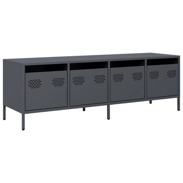 vidaXL TV-Schrank TV-Schrank Anthrazit 135x39x43,5 cm Kaltgewalzter Stahl ( günstig online kaufen