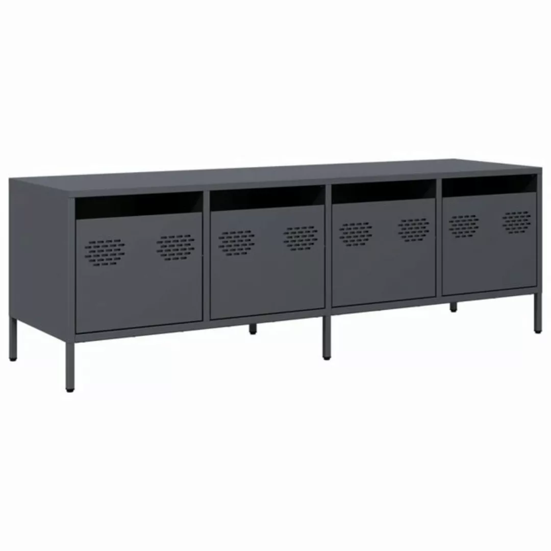 vidaXL TV-Schrank TV-Schrank Anthrazit 135x39x43,5 cm Kaltgewalzter Stahl ( günstig online kaufen