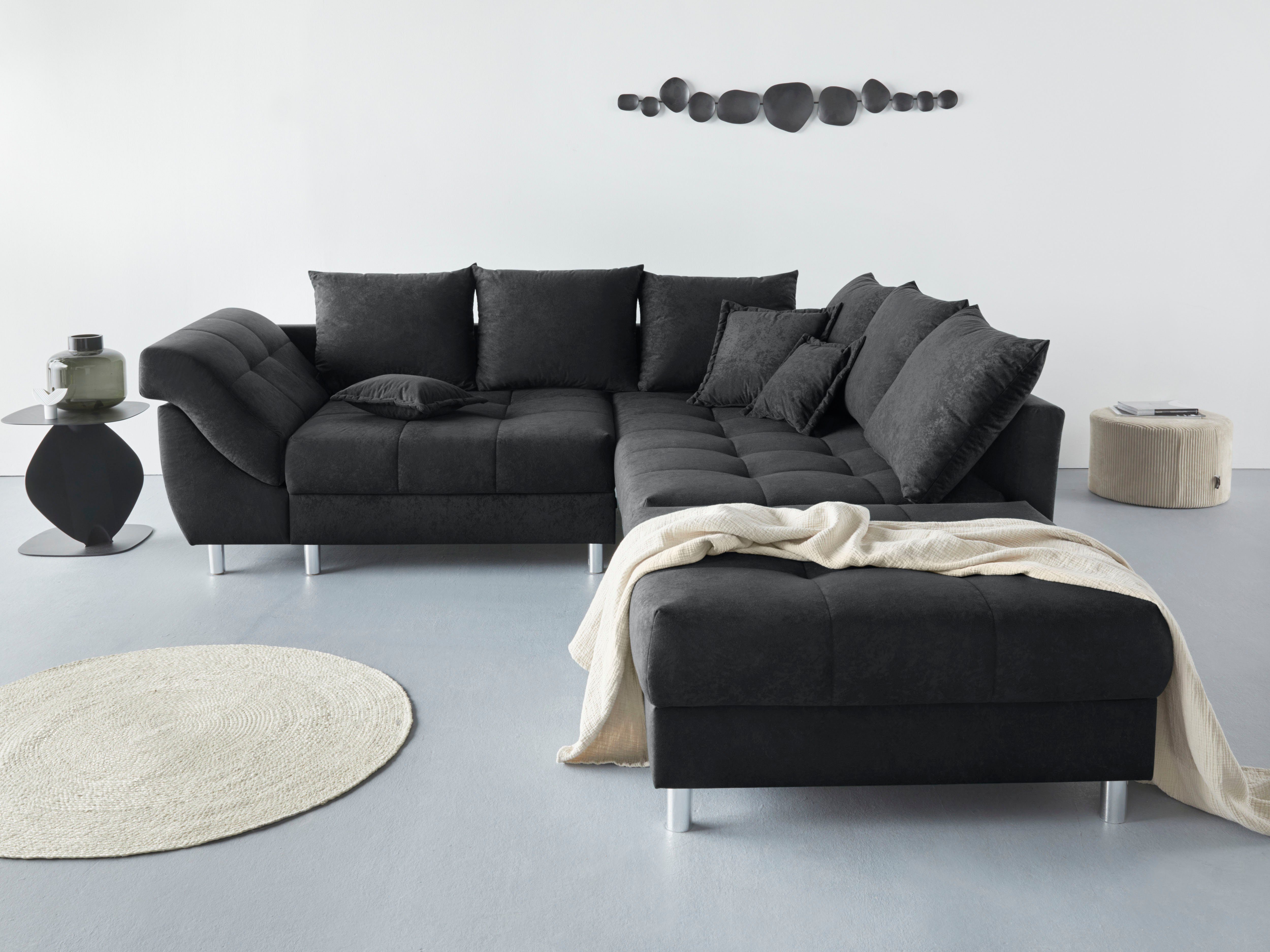 COLLECTION AB Ecksofa "(Spar-Set) Innsbruck L-Form und Hocker", (Spar-Set), günstig online kaufen