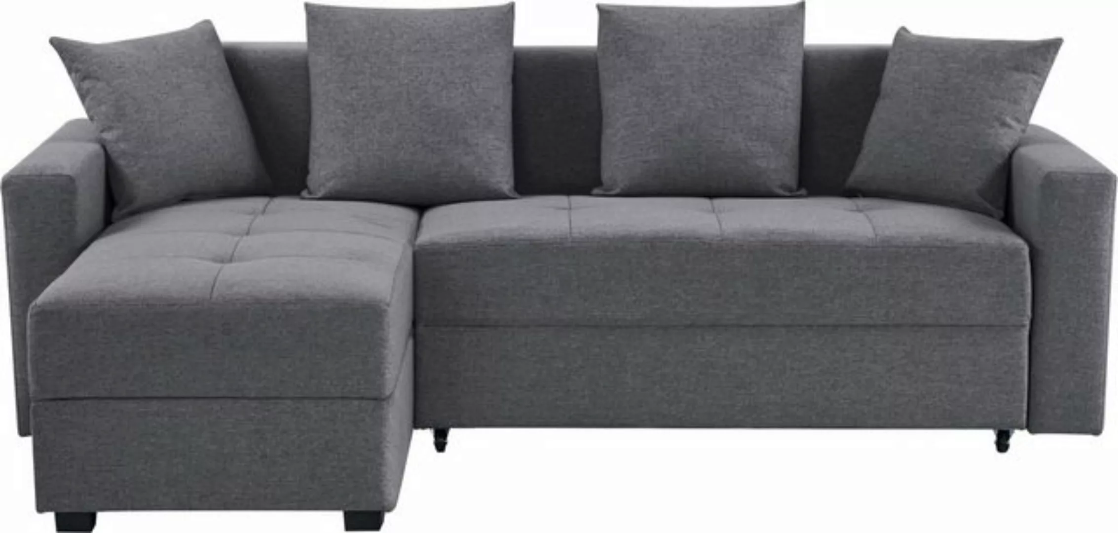 INOSIGN Ecksofa KILLAM, 217 cm, L-Form, mit Schlaffunktion u. Bettkasten, R günstig online kaufen