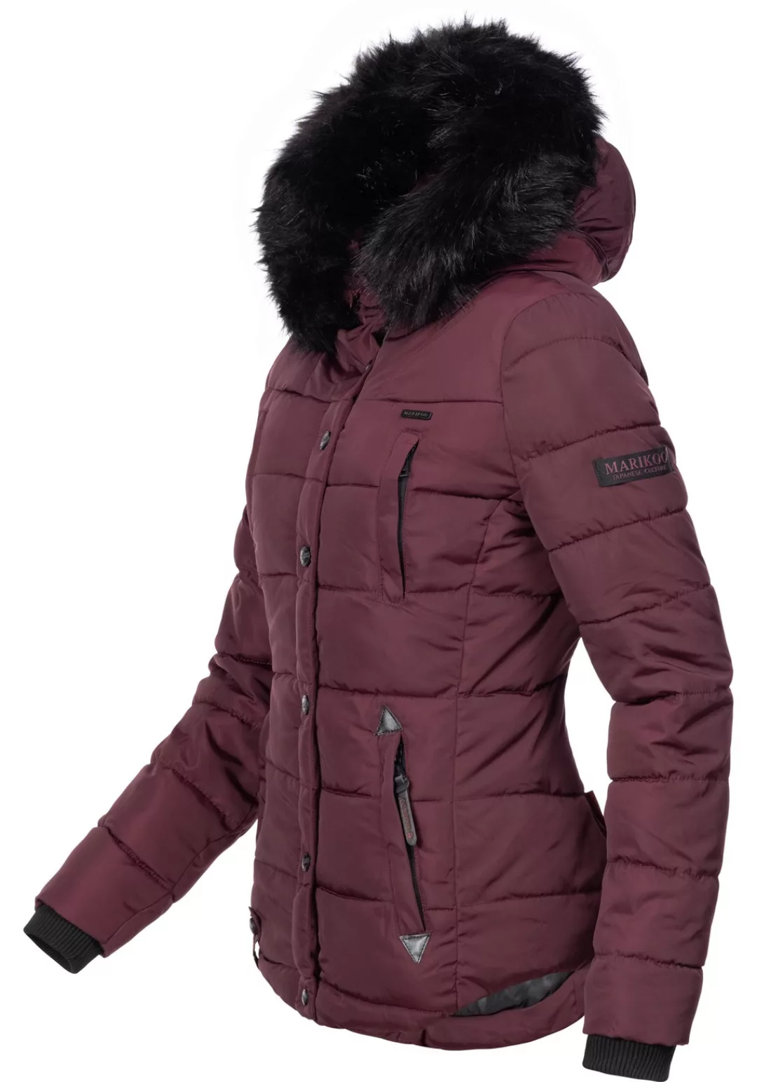 Marikoo Steppjacke "Lotusblüte", mit Kapuze, hochwertige Winter Jacke mit e günstig online kaufen