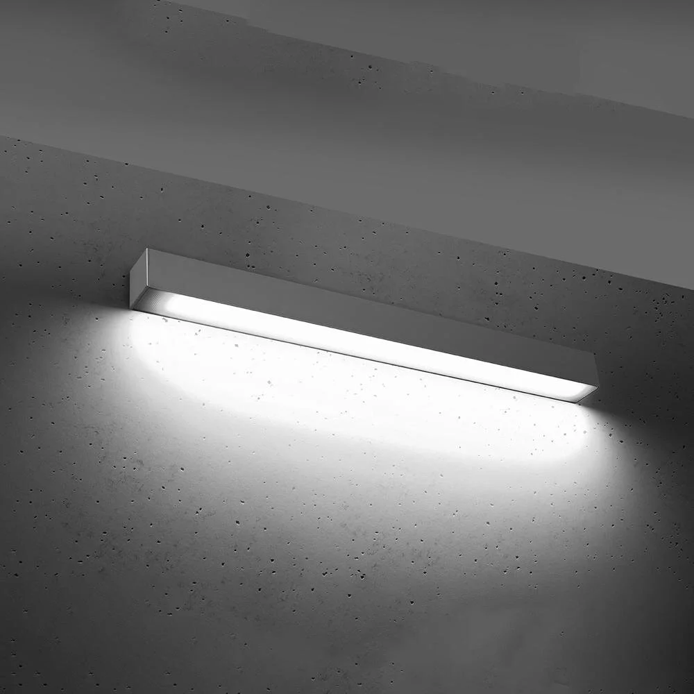 famlights | LED Wandleuchte Per in Grau 17W 2080lm 4000K günstig online kaufen