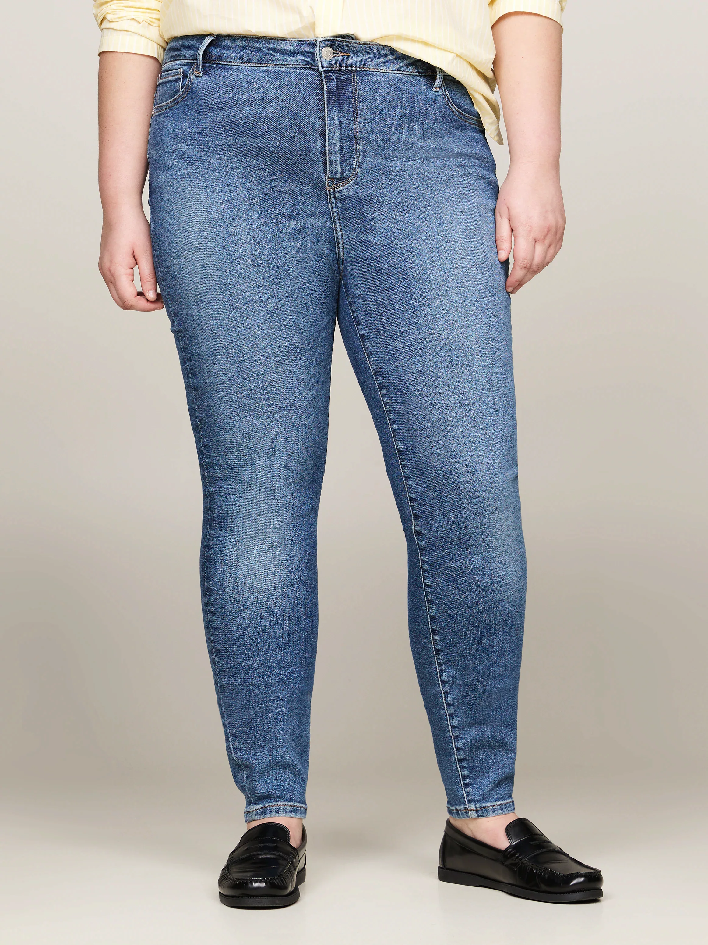 Tommy Hilfiger Curve Skinny-fit-Jeans CRV HARLEM U SKINNY HW Große Größen, günstig online kaufen