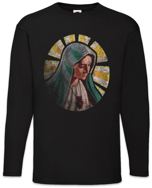 Urban Backwoods Langarmshirt Holy Mary Langarm T-Shirt Heilige Maria Mutter günstig online kaufen