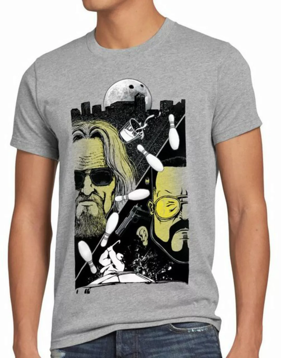style3 Print-Shirt Herren T-Shirt The Dude lebowski bowling bowler big Jeff günstig online kaufen
