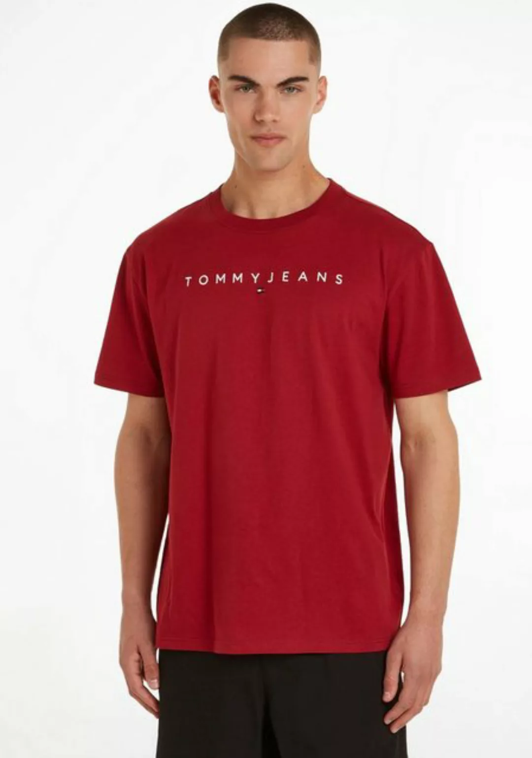 Tommy Jeans Plus T-Shirt TJM REG LINEAR LOGO TEE EXT mit Tommy Jeans Logo-S günstig online kaufen