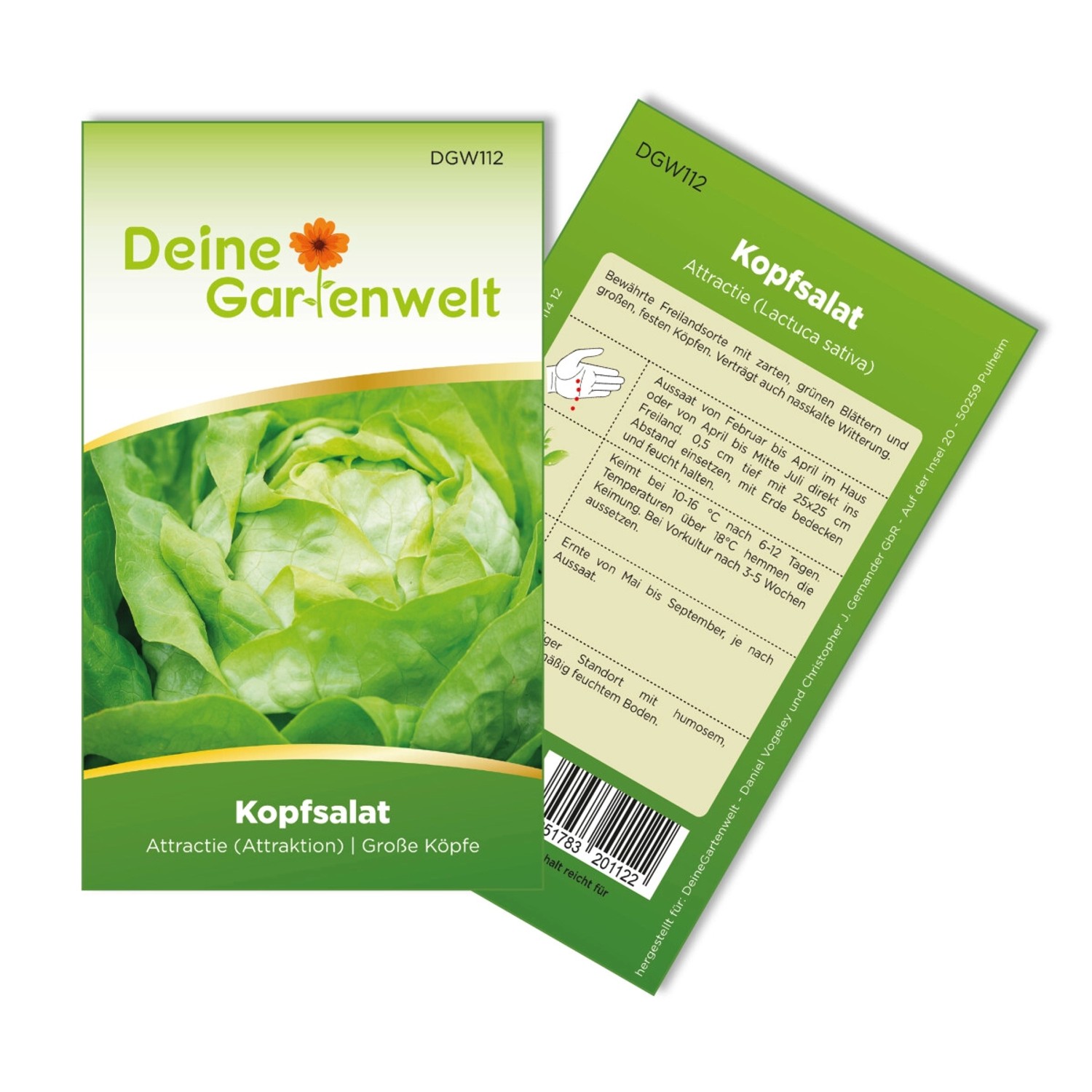 Deine Gartenwelt Kopfsalat Attractie/Attraktion Samen günstig online kaufen