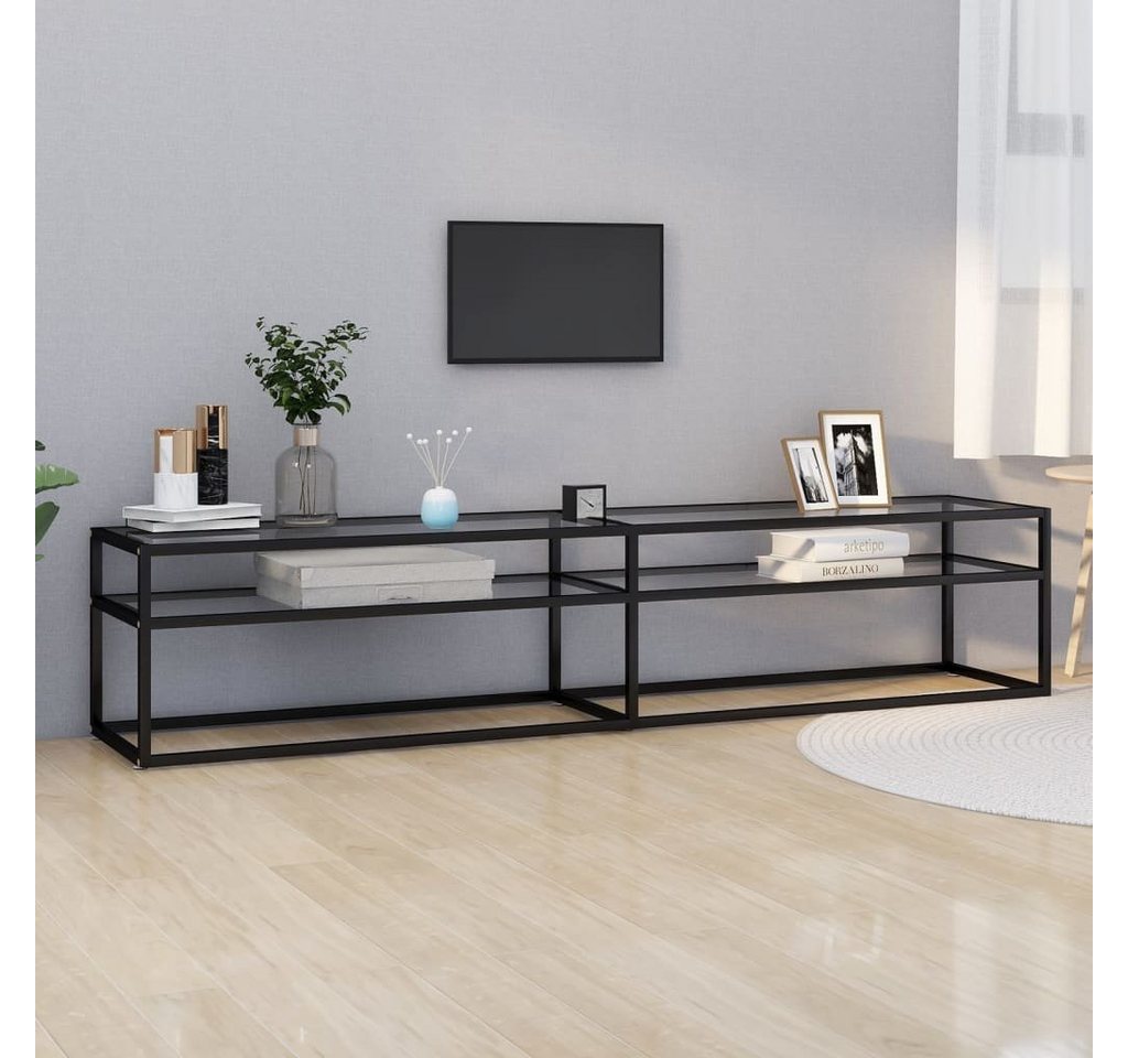 furnicato TV-Schrank Transparent 200x40x40,5 cm Hartglas günstig online kaufen