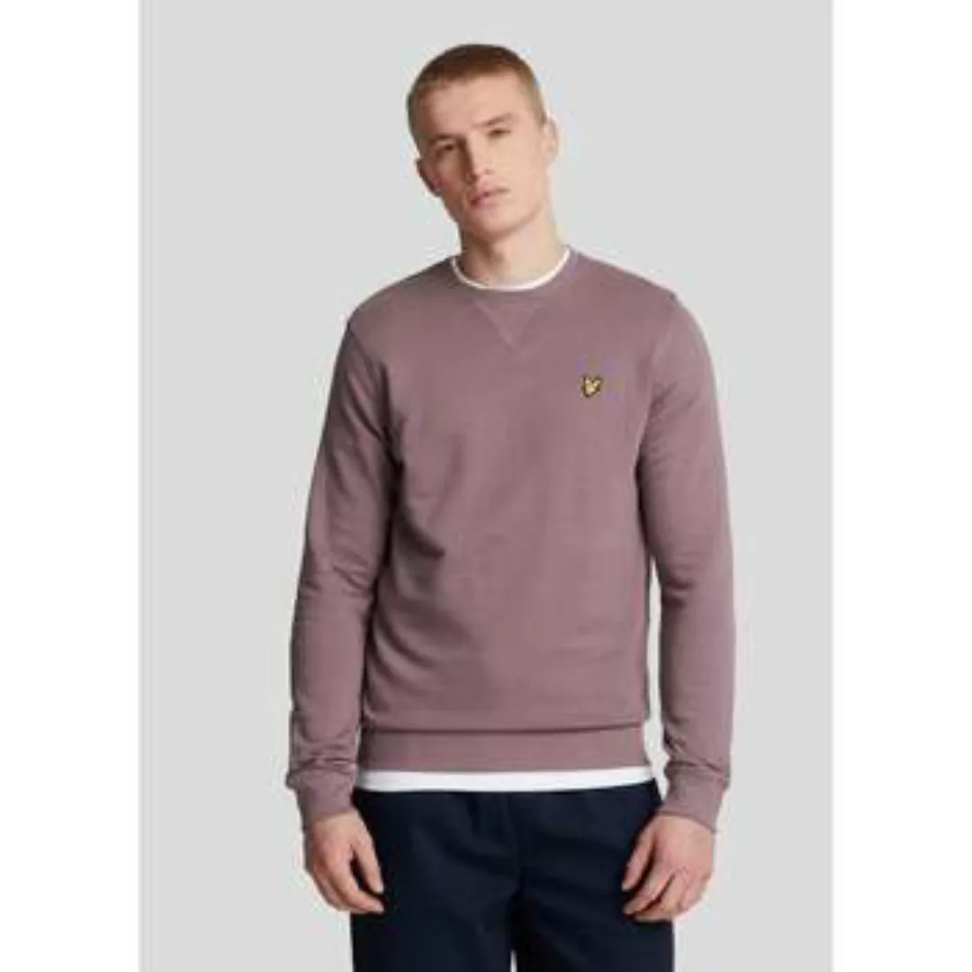 Lyle & Scott  Pullover Sweatshirt mit Rundhalsausschnitt – Highland Mauve günstig online kaufen