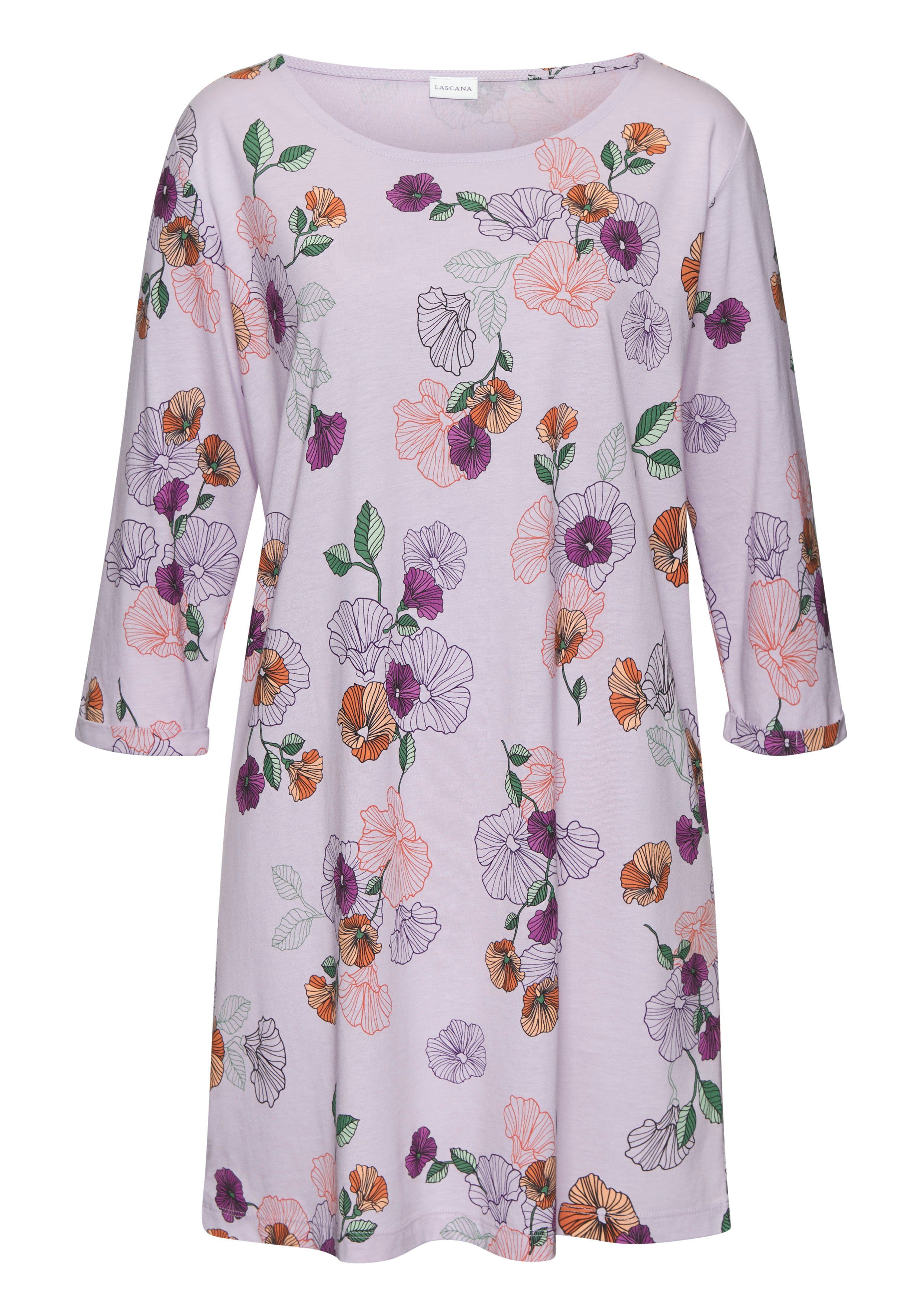 Vivance Dreams Nachthemd, mit Blumen-Druck günstig online kaufen