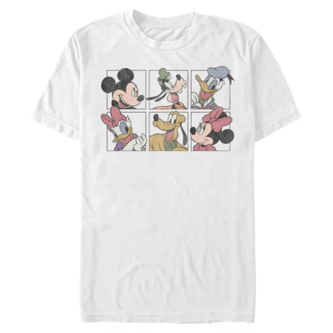 Disney Classics - Micky Maus - Gruppe Mickey and Friends Grid - Männer T-Sh günstig online kaufen