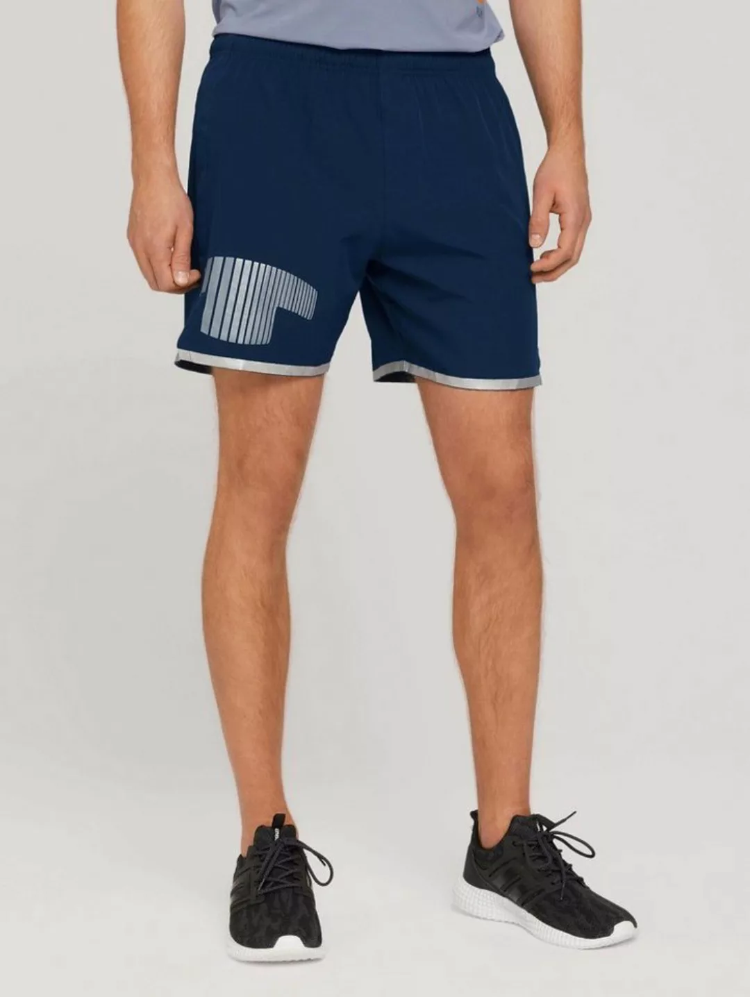 TOM TAILOR Laufshorts Funktions Shorts mit Logo Print günstig online kaufen