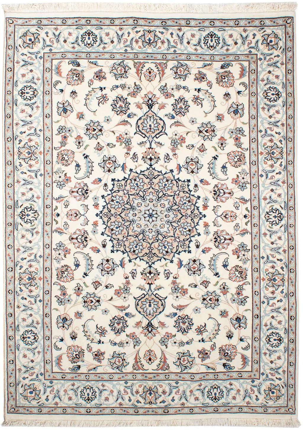 morgenland Orientteppich »Perser - Nain - Royal - 197 x 137 cm - beige«, re günstig online kaufen
