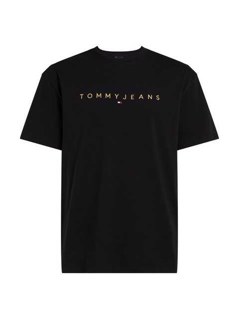 Tommy Jeans Plus T-Shirt TJM REG GOLD LINEAR LOGO TEE EXT Große Größen günstig online kaufen