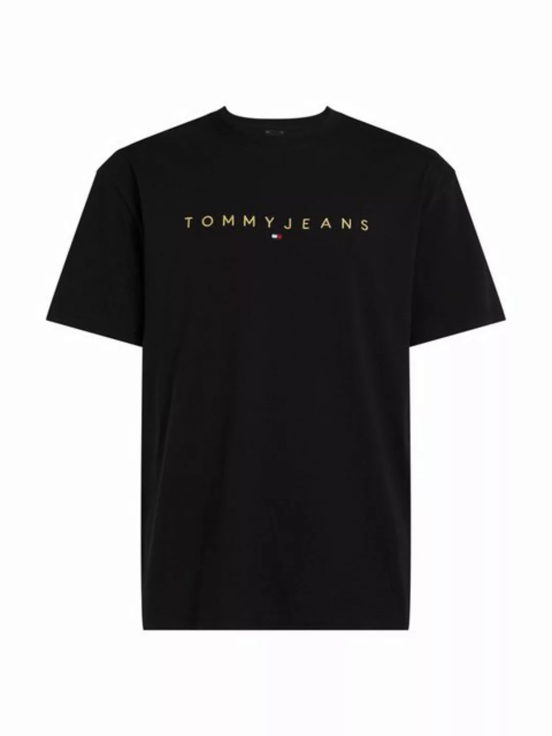 Tommy Jeans Plus T-Shirt TJM REG GOLD LINEAR LOGO TEE EXT Große Größen günstig online kaufen