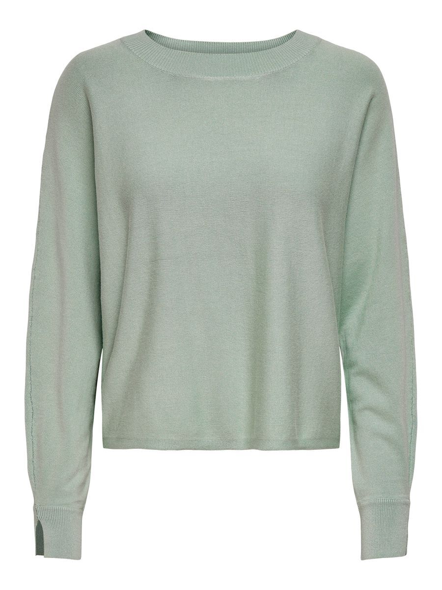 ONLY Fledermausärmel- Strickpullover Damen Grau günstig online kaufen