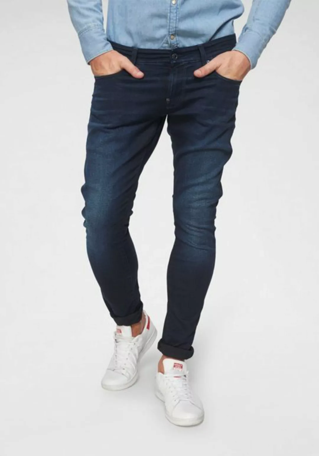 G-Star Jeans Revend Super Slim Herren Jeans - Dark Aged günstig online kaufen