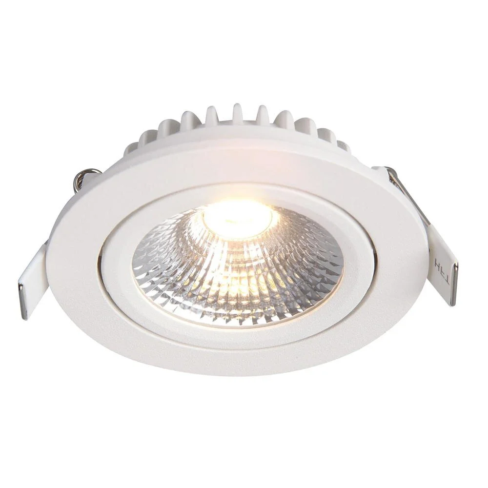 LED Einbaustrahler dim to warm rund in Weiß 5W 450lm IP54 günstig online kaufen