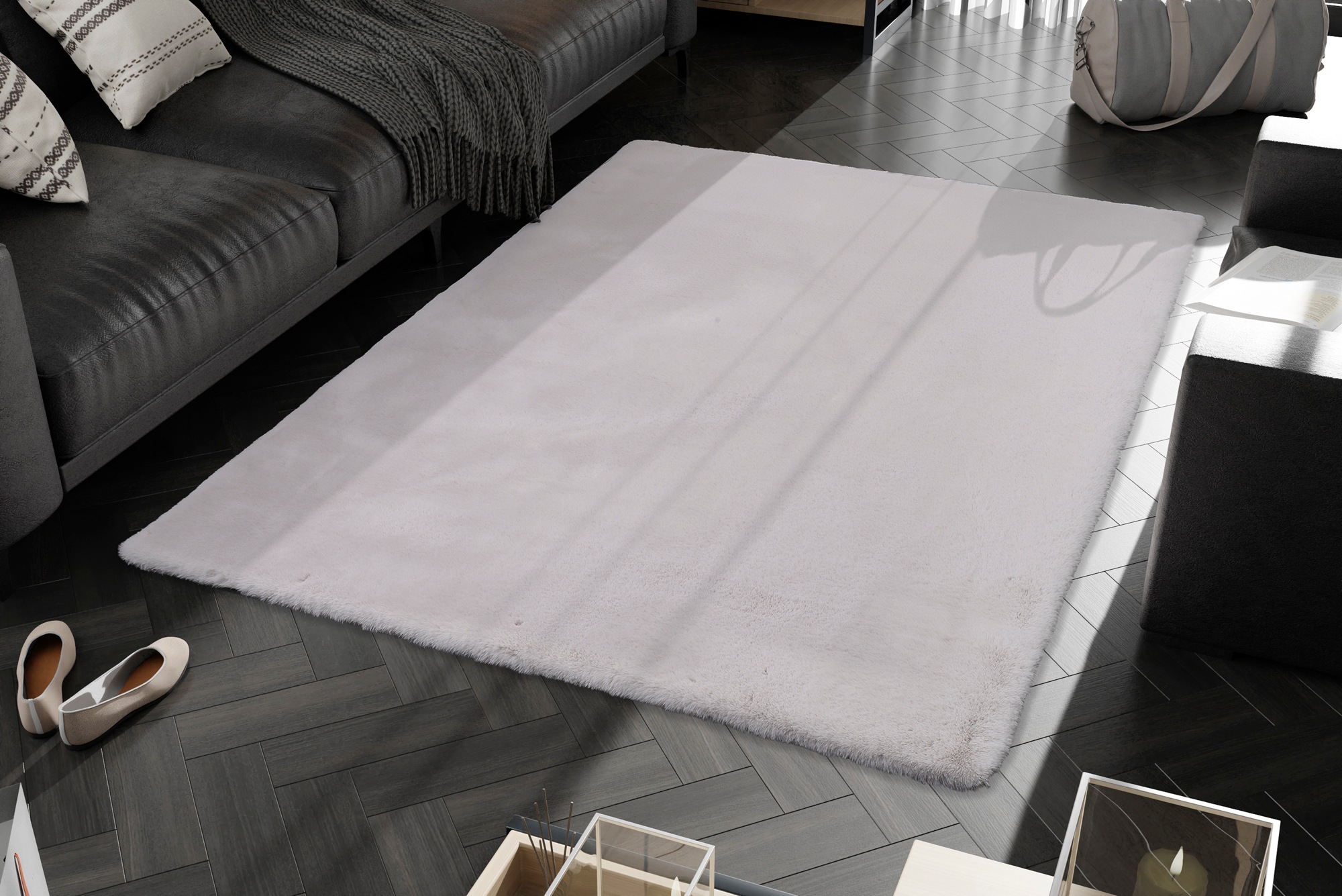 OCI DIE TEPPICHMARKE Hochflor-Teppich »ROCKY SOFT«, rechteckig, 35 mm Höhe, günstig online kaufen