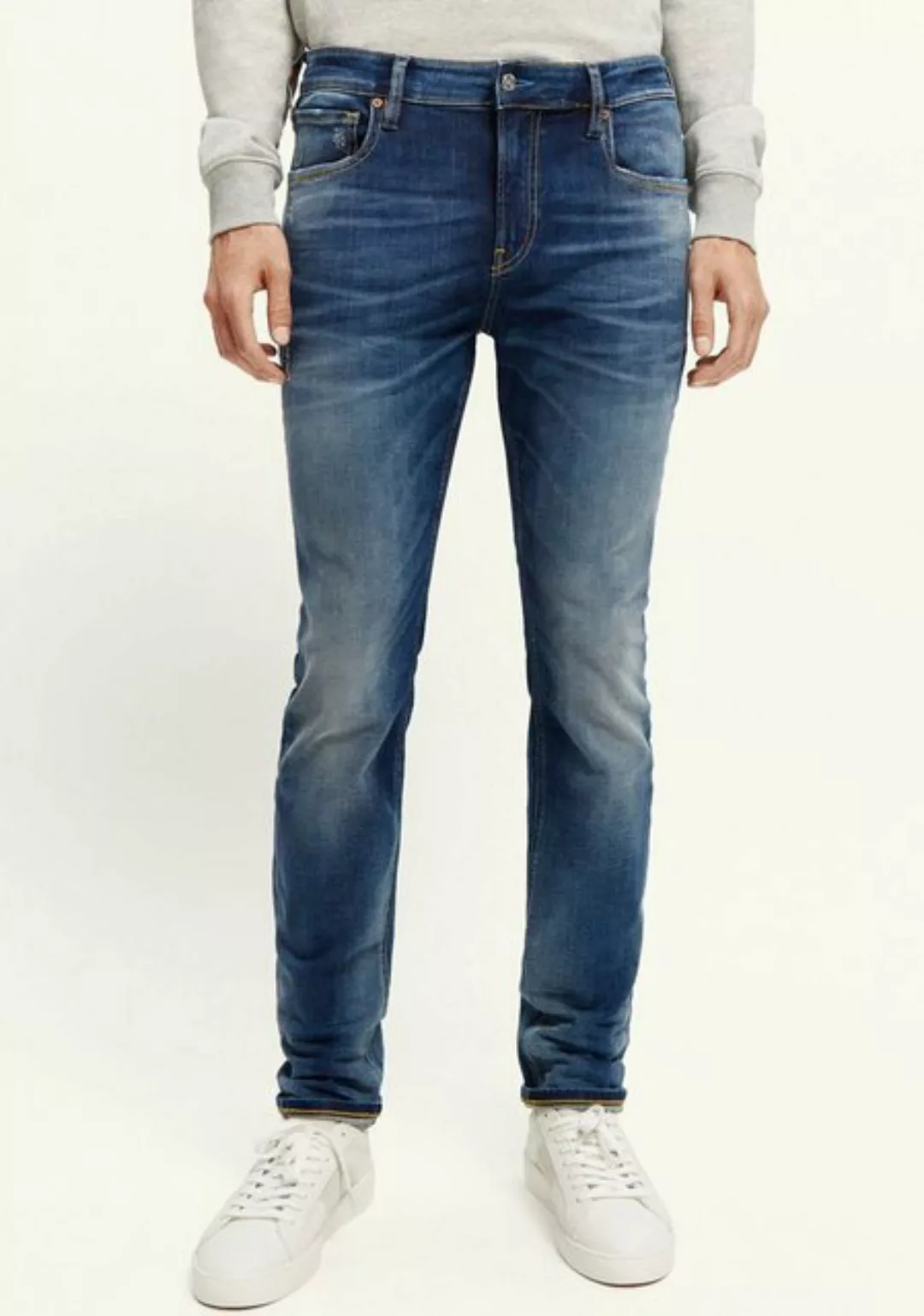 Scotch & Soda Skinny-fit-Jeans Seasonal Essentials Skim skinny jeans, Cloud günstig online kaufen