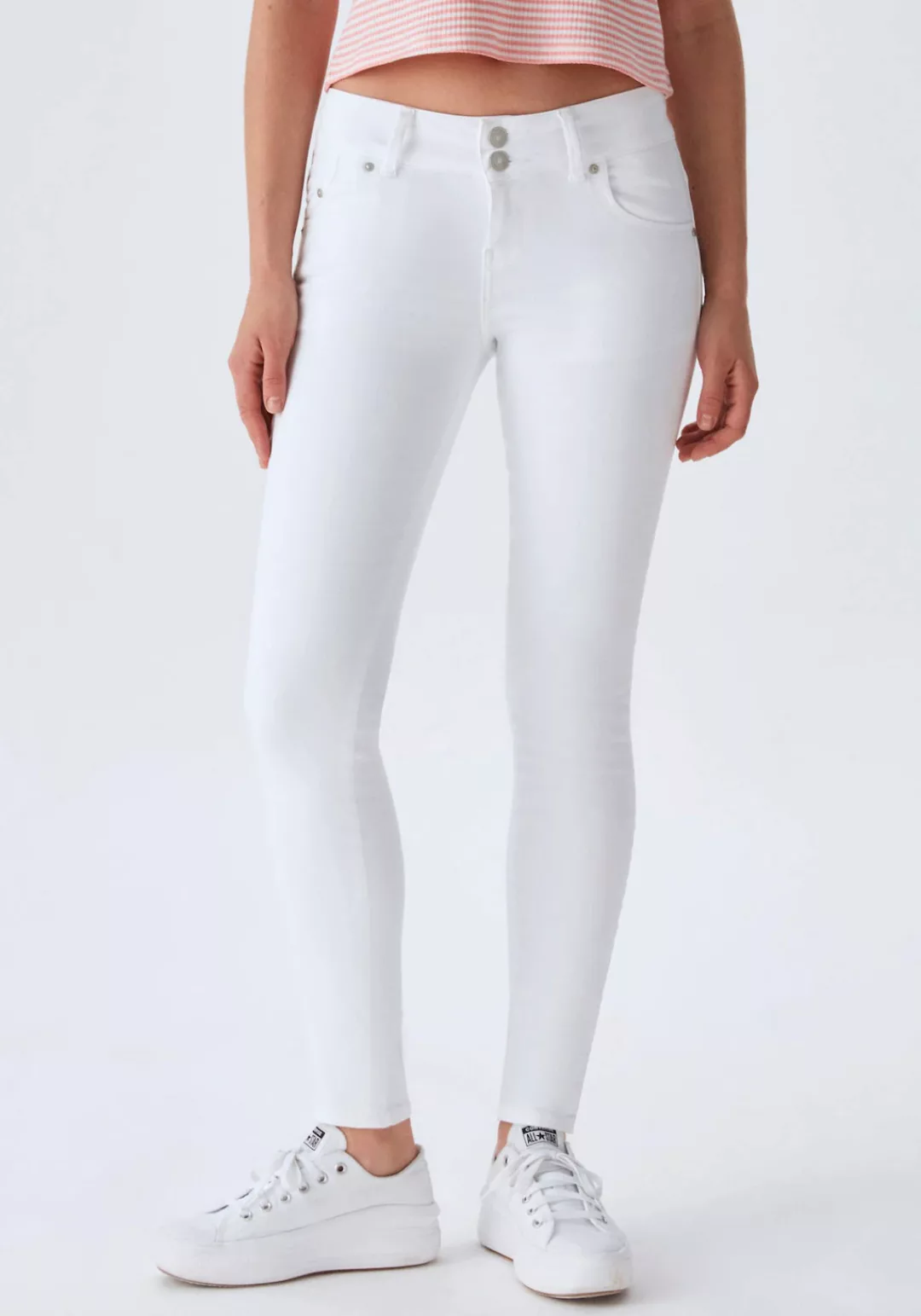 LTB Slim-fit-Jeans Molly mit doppelter Knopfleiste & Stretch günstig online kaufen