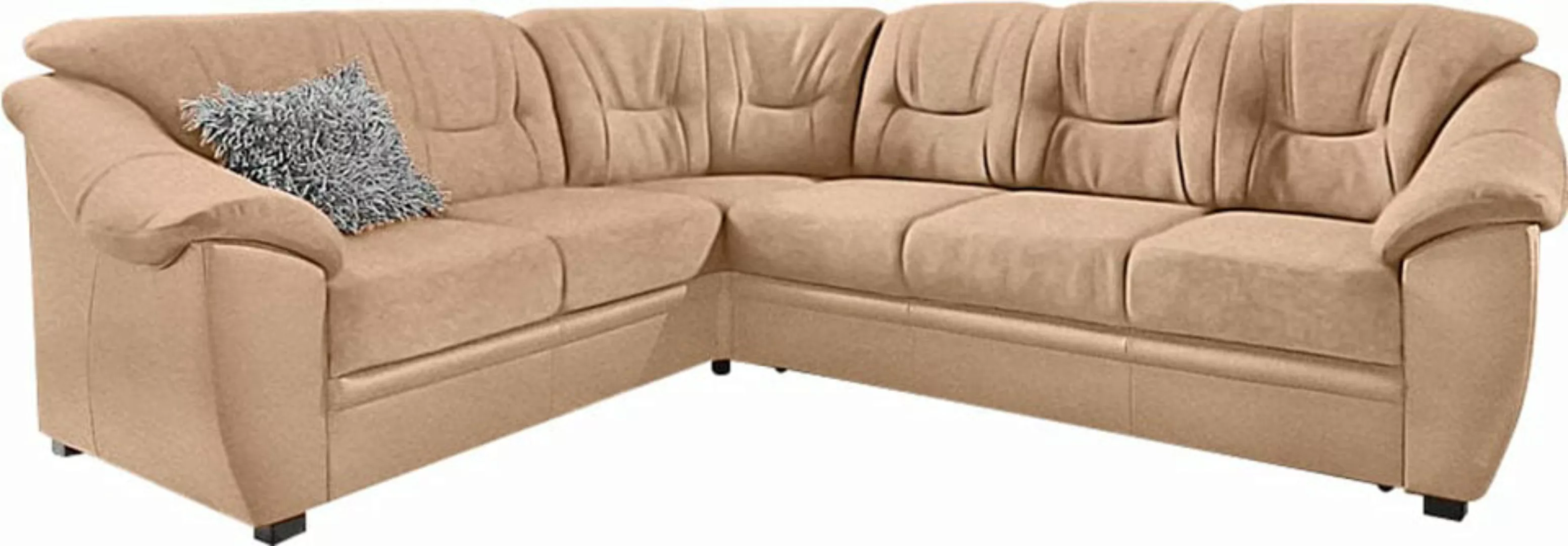 sit&more Ecksofa "Savona L-Form", wahlweise mit Bettfunktion, inklusive Fed günstig online kaufen