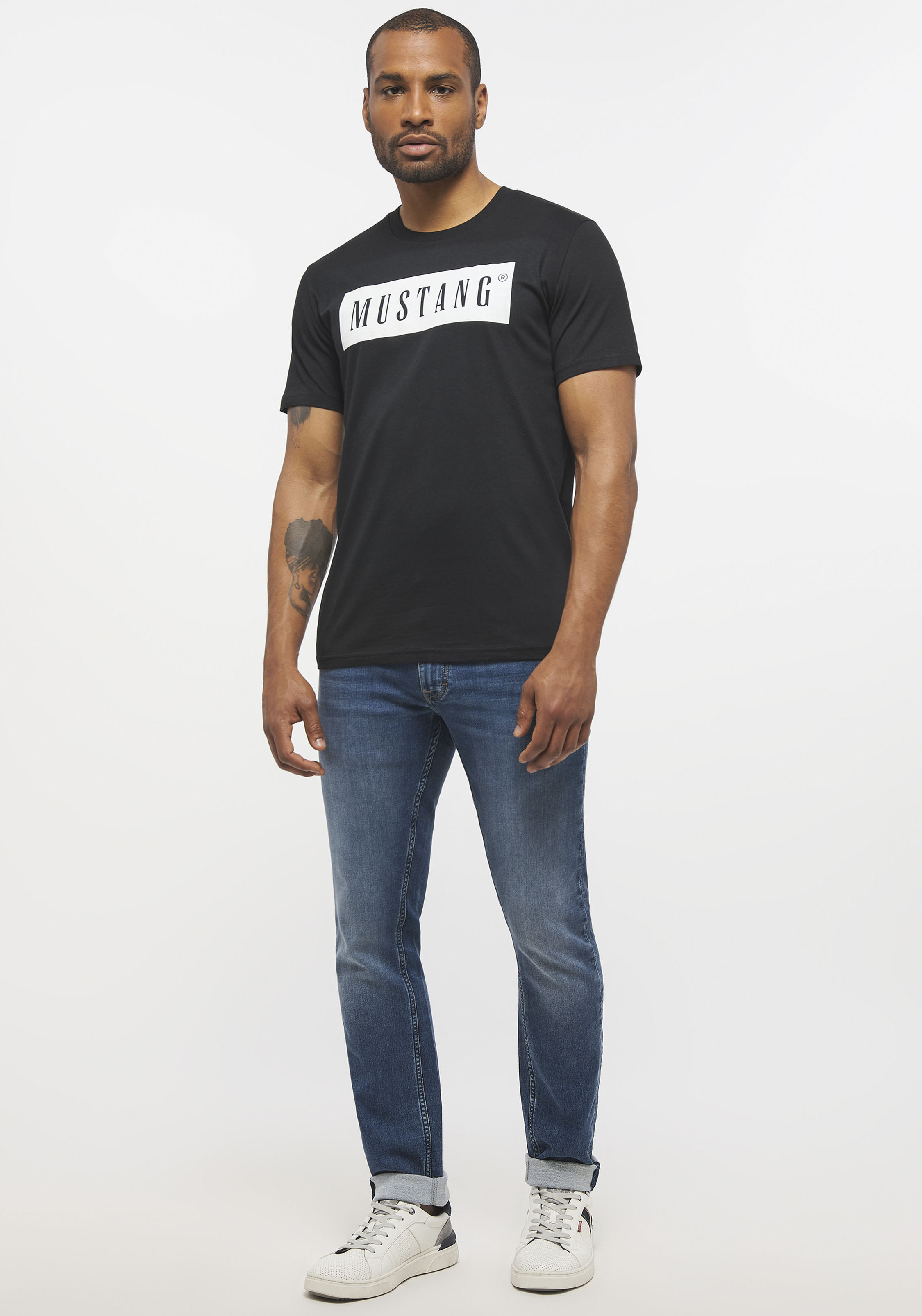 MUSTANG T-Shirt mit Logoprint günstig online kaufen