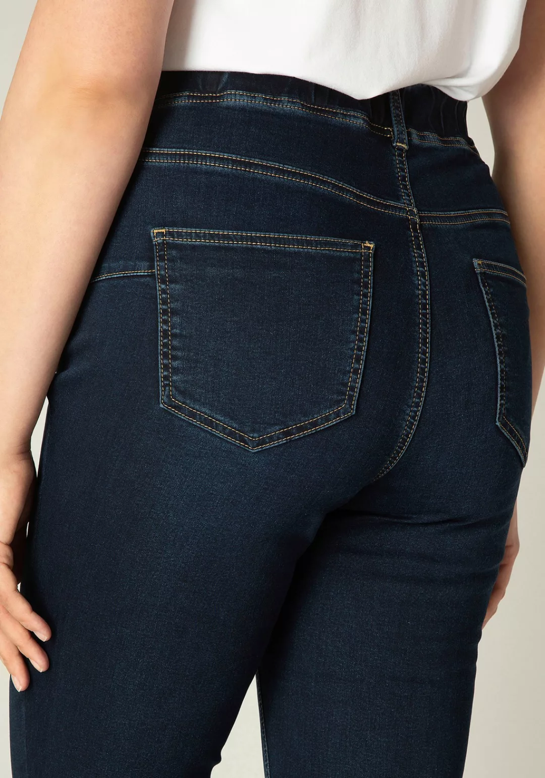 Base Level Curvy Jeansjeggings "TESSA", mit angedeuteten Eingrifftaschen un günstig online kaufen