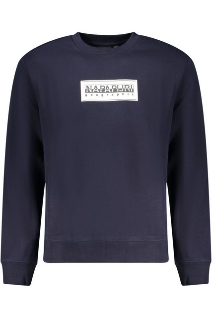 Napapijri Sweatshirt Blauer Herren-Pullover: Relaxed Fit, langer Arm günstig online kaufen