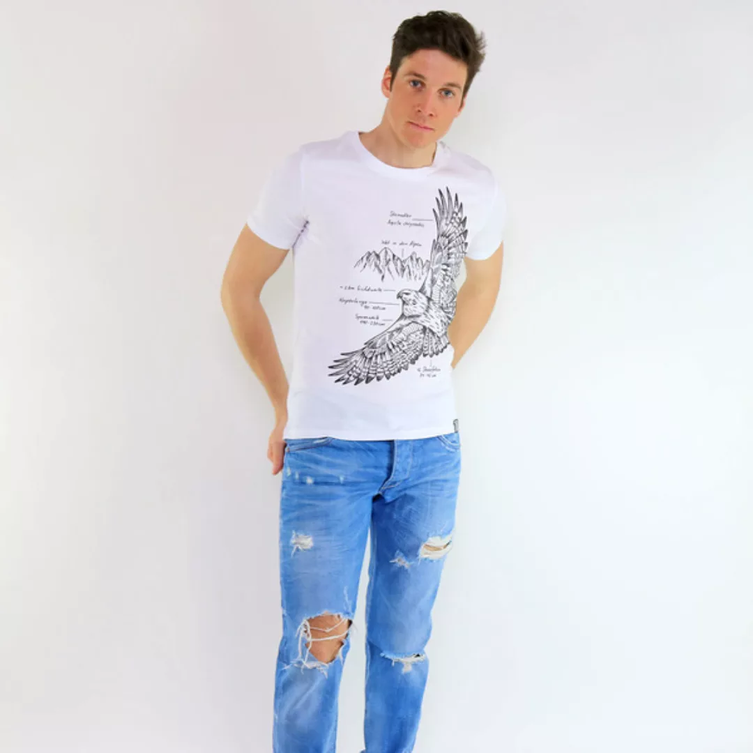 Shirt Eagle Aus Biobaumwolle Weiß günstig online kaufen