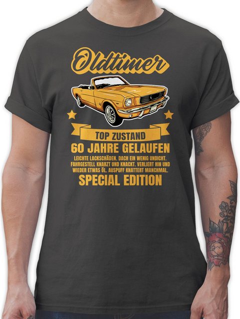 Shirtracer T-Shirt 60 Jahre Oldtimer 60. Geburtstag günstig online kaufen