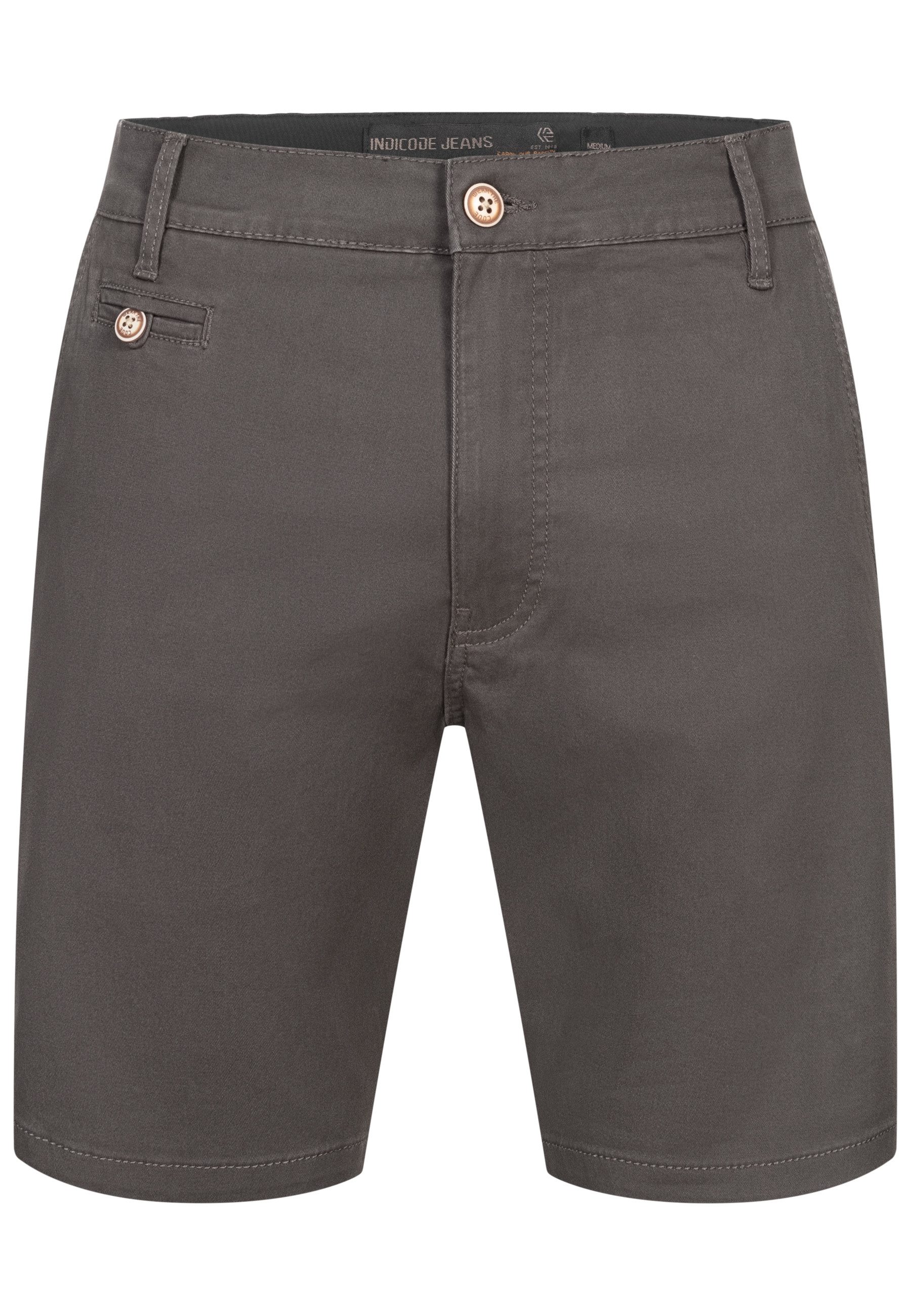 Indicode Chinoshorts INSylvester aus elastischer Baumwoll-Qualität günstig online kaufen