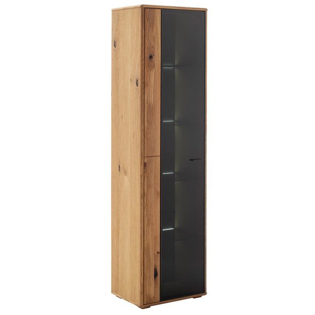 expendio Vitrine Arian 3 Ast/Balkeneiche massiv 52x190x37 cm günstig online kaufen