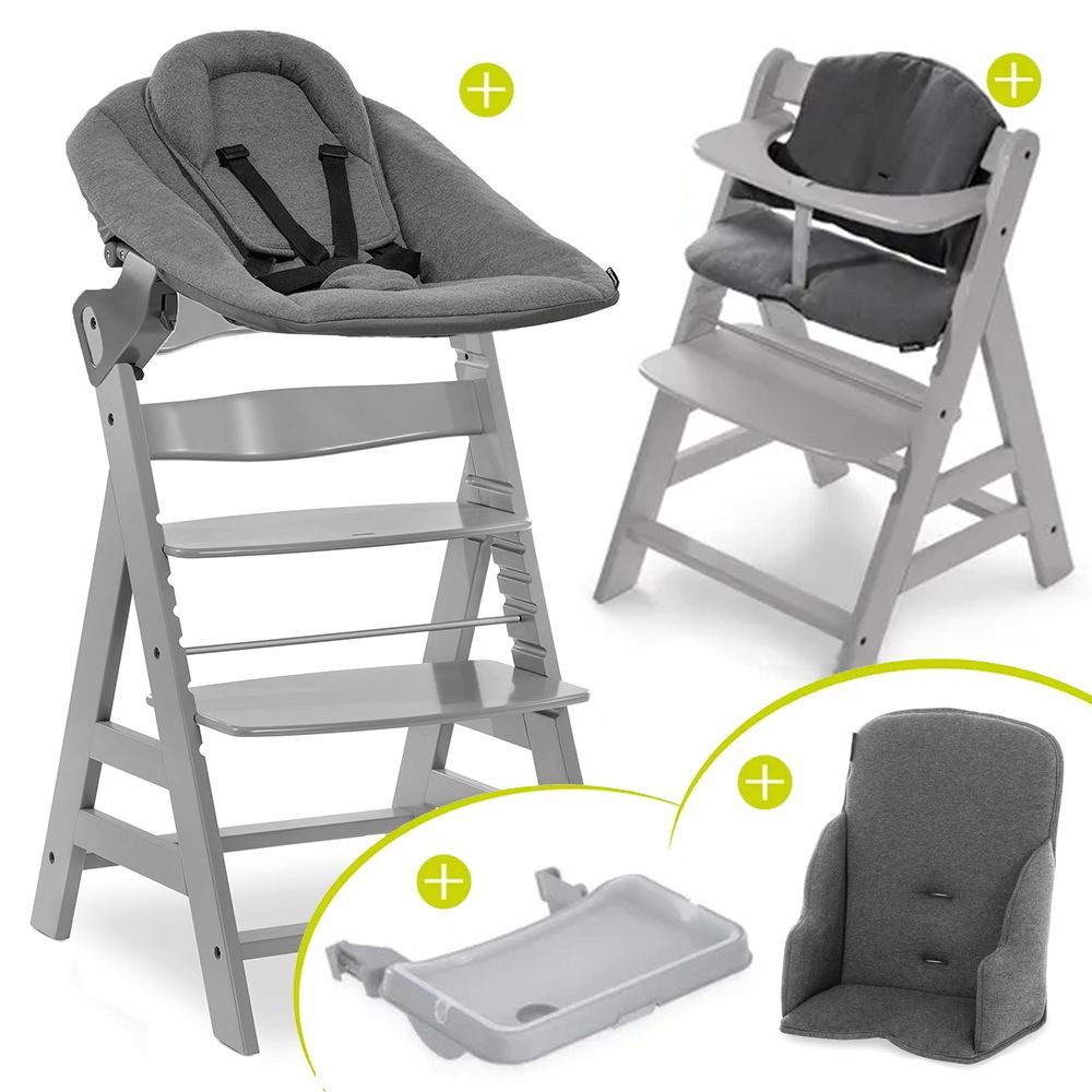 Hauck Hochstuhl Alpha Plus Grey XXL günstig online kaufen