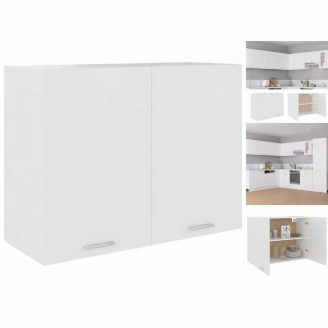 Hängeschrank Weiß 80x31x60 Cm Spanplatte günstig online kaufen