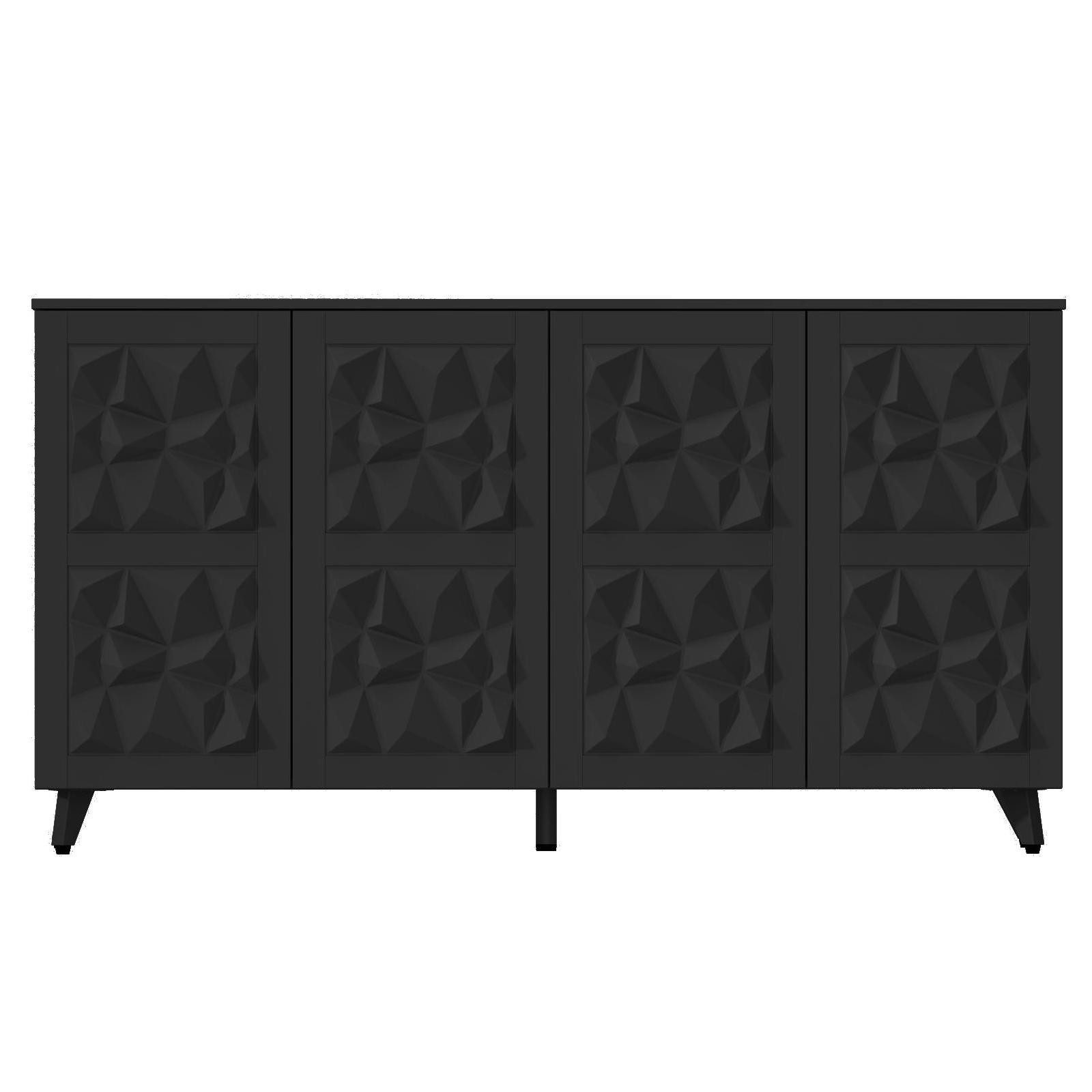 FUFU&GAGA Sideboard mit 4 Türen, 4 günstig online kaufen