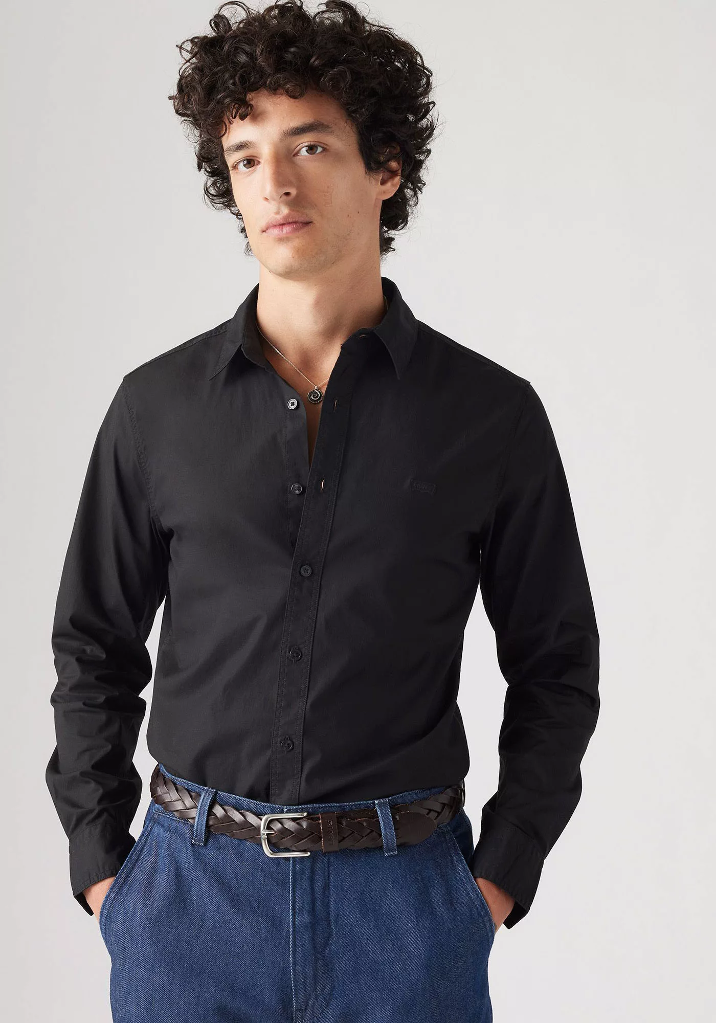 Levis Jeanshemd "BATTERY HM SHIRT SLIM", mit Logobadge günstig online kaufen