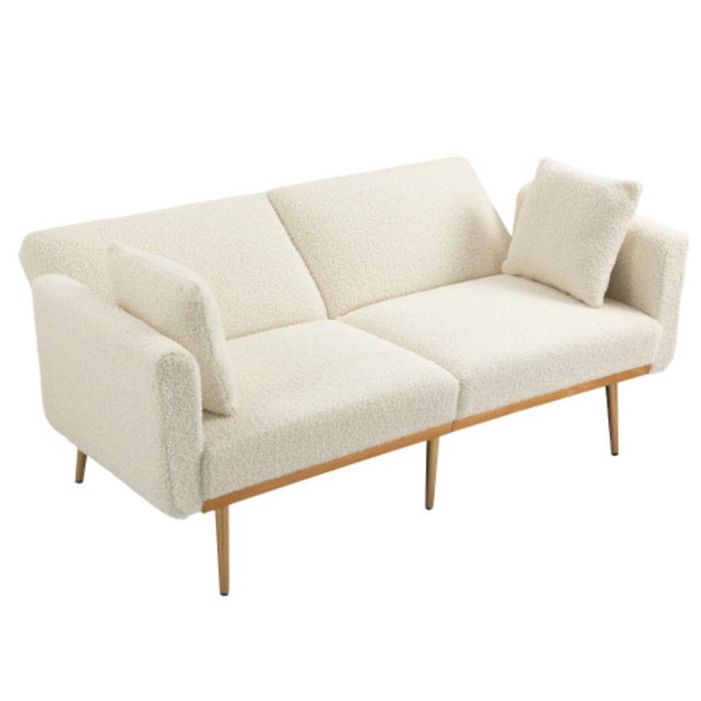 Totnz 2-Sitzer Elegantes Samt-Dreisitzer-Sofa mit Verstellbarer Rückenlehne günstig online kaufen