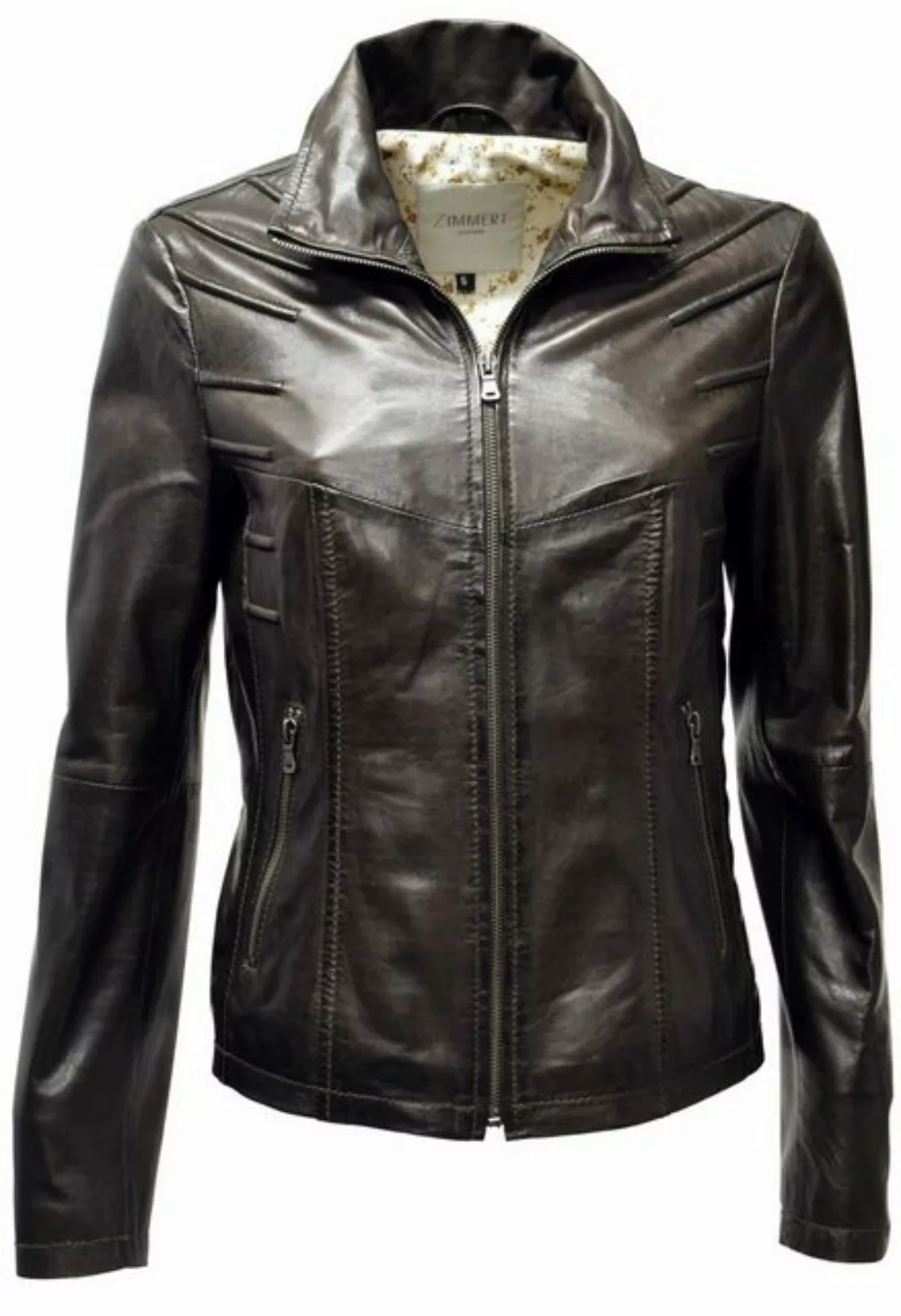 Zimmert Leather Lederjacke Elodia weiches Leder Lammnappa, übergangsjacke, günstig online kaufen