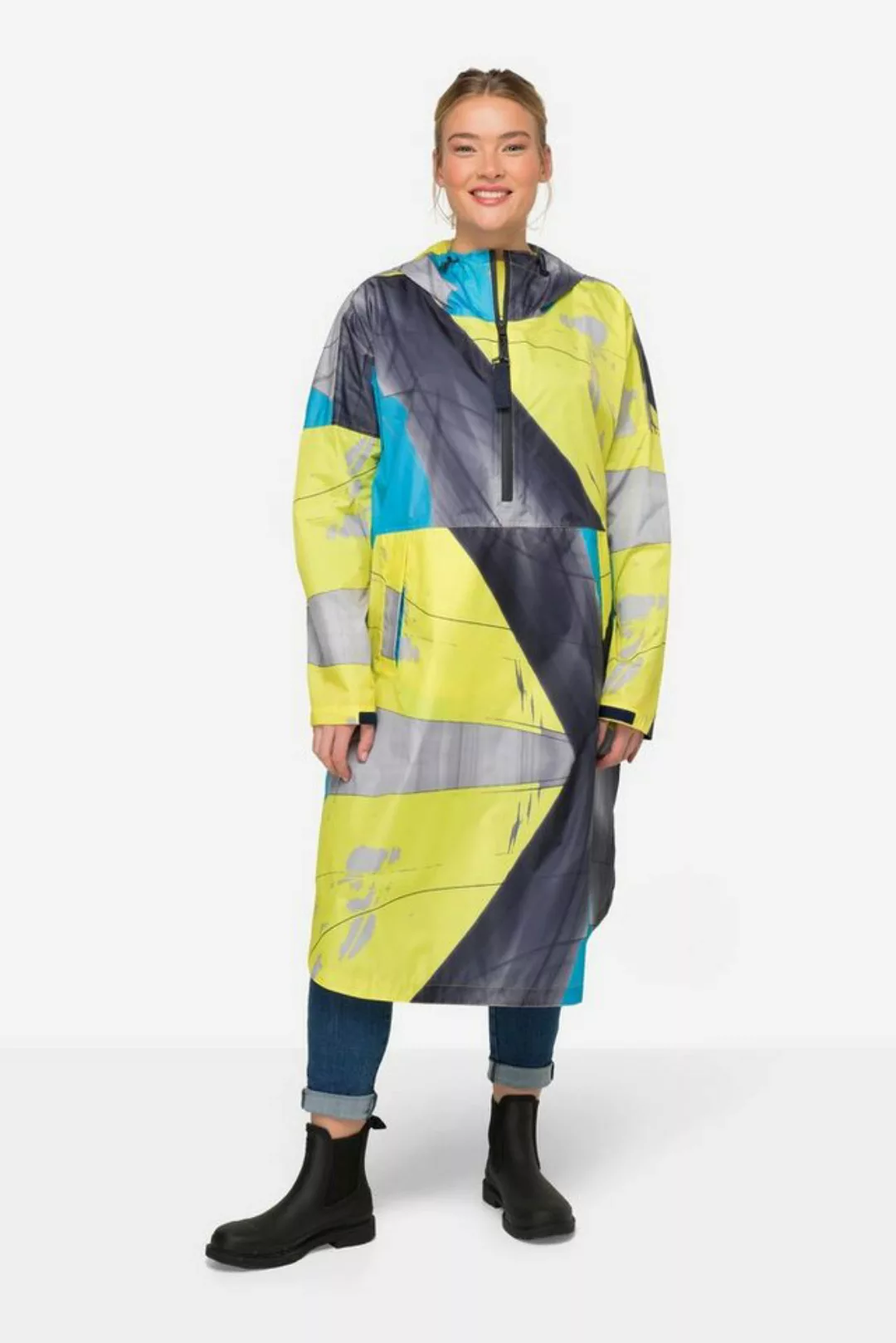 Laurasøn Funktionsjacke Funktions-Regencape Unisex Print Kapuze günstig online kaufen