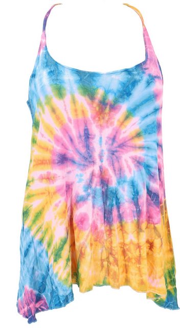 Guru-Shop T-Shirt Sommerliches Boho Batik Top, Unikat lockeres.. Festival, günstig online kaufen