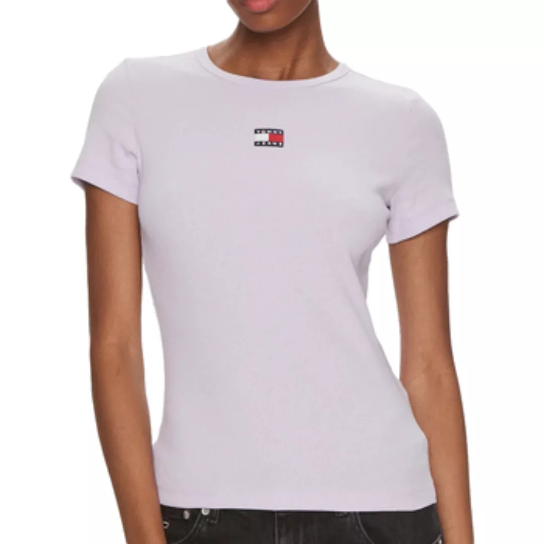 Tommy Jeans T-Shirt TJW SLIM BADGE RIB TEE in Rippoptik günstig online kaufen