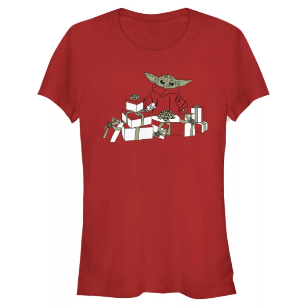 Star Wars - The Mandalorian - The Child And Gifts - Weihnachten - Frauen T- günstig online kaufen